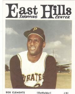 1966 East Hill Pittsburgh Pirates Set Roberto Clemente