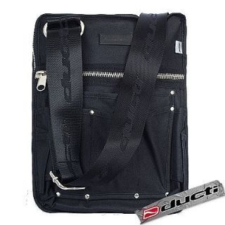 Ducti Ballistic Heavy Duty Canvas Messenger Bag w Pockets 10333BK