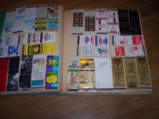 Scrapbook of 650 Matchbooks Rochester NY Area 1970s