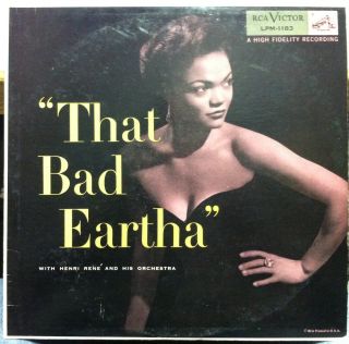 EARTHA KITT that bad eartha LP VG+ LPM 1183 2s/2s Mono Superb 1956