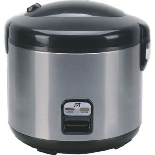 Stainless Steel Rice Steamer Mini Electric Cooker Food Warmer w Teflon