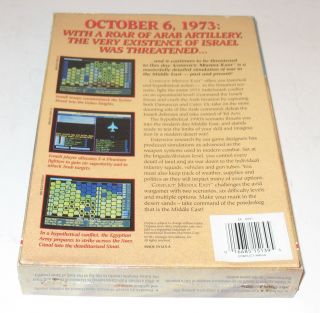 Conflict Middle East Amiga SSI 1991 SEALED