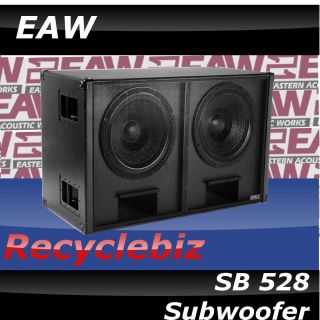 EAW SB528 PAIR Subwoofer NEW SB 528 SB528zR FREE US SHIPPING