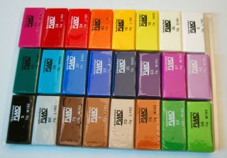 Eberhard Faber Fimo Clay Oven Bake Clay 24 Colors
