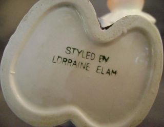 Vintage Lorraine Elam Pig Creamer Sugar Salt Pepper Enesco Prunella