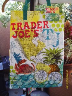 Trader Joes Reusable Grocery Travel Bags Eco Friendly Brand New