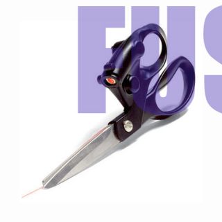 New Laser Guided Fabric Scissors Cuts Straight Fast