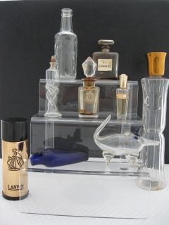 Vintage 9 Commercial Perfume Bottles Lanvin Chanel Etc