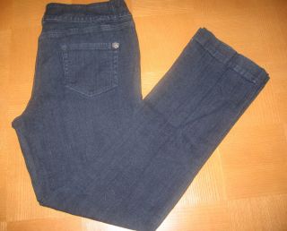 Elisabeth Hasselbeck Size 14 Black Stretch Jeans Preowned
