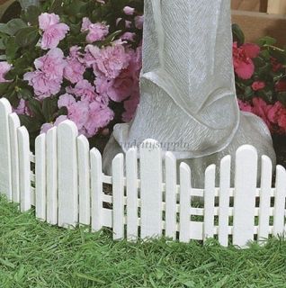 Easy Gardener 861 White Adirondack Lawn Edging Plastic 22x6 Set of