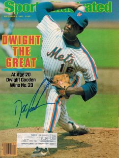 Dwight Gooden signed Mets Dwight The Great Sports Illustrated