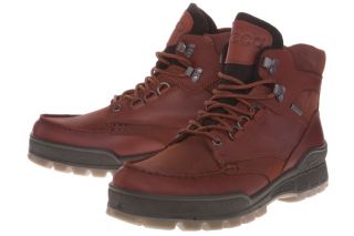 Ecco Bison Brown Track 2 High Gore Tex Mens Waterproof Lace Up Boots