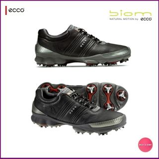 Ecco Biom Mens Golf Shoes Hydromax Street Black Steel EU 43 US 9 9 5 $