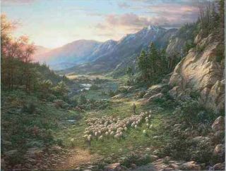the good shepherd artist larry dyke image size 22 x 28 edition size 95