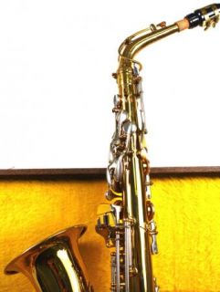 Vintage Elkhorn Getzen Alto Saxophone Elkhorn Wis 62244 w Case 4164S6