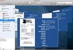 Once your paper is digitized, NeatWorks for Mac uses Intelligent Text
