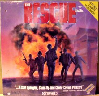   RESCUE Laser Disc 1988 SEALED Kevin Dillon Marc Price Edward Albert