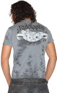 Red Chapter Mens Luck Fate Ambigram Gray T Shirt