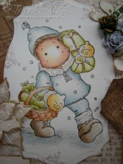 Hand Made Christmas Card Magnolia Christmas Eve Edwin ♥