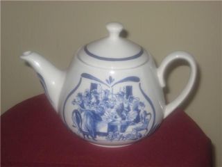  RARE Edenton Tea Party Tea Pot