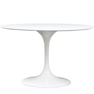   NEW Retro Lippa Tulip 40 Eero Saarinen White Circle Dining Table