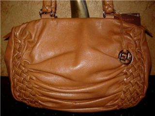 Elliott Lucca Amber Leather Sac Bag Tote Purse Handbag