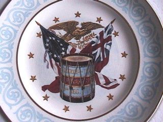 Antique Avon Freedom Patriot Plate Collectible Collect