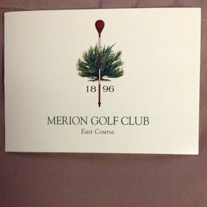 Merion Golf Club East Course Scorecard