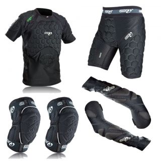  Protection Combo Chest Pad Slide Shorts Knee Pads Elbow Pads