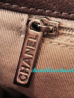 Chanel Chocolate Brown Accordion Diamond Stitch CC Flap Bag Handbag