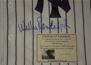 Willie Randolph Autographed Jersey Yankees w Proof