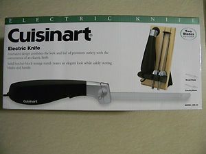 New Cuisinart Electric Knife Model CEK 40 Two Stainless Steel Blades