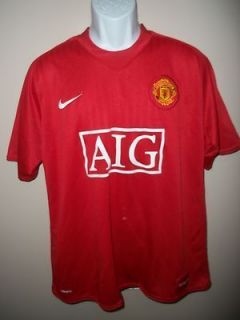 Mens Manchester United England Football Soccer Jersey Stitched Emblems