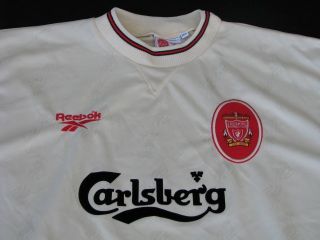  96 97 Away Premier League Football Shirt England 90s XXL
