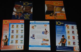 New Tony Hortons 10 Minute Trainer 8 Workouts on 3 DVDs