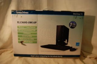 eMachines® Desktop PC EL1360G UW10P No Monitor Included (New Opened
