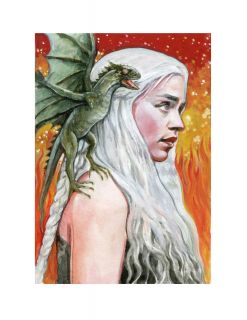  of Thrones Daenerys Targaryen Emilia Clarke Refrigerator Magnet