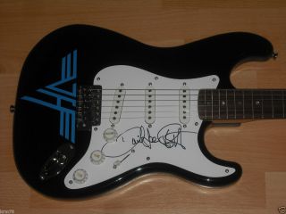  Van Halen Signed Fender Strat Guitar RARE 2 LOA Roger Epperson