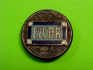 Elcar Car Cloisonne Enameled Radiator Badge Teens 1920s 