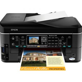 Epson Workforce 645 Inkjet Printer No Ink Included C11CB86201 635 630