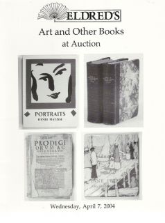 Eldreds April 2004 Art and Other Books Auction Catalog
