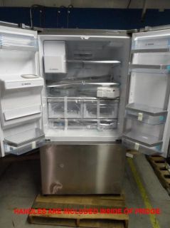 Bosch B26FT70SNS 25 9 CU ft French Door Refrigerator Stainless Steel
