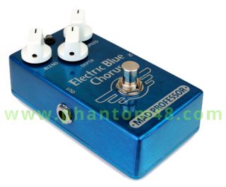 Mad Professor Electric Blue Chorus PCB Effects Pedal Premium Cable New