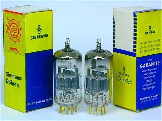 ma emission matched pair in stock siemens w germany nos tube museum