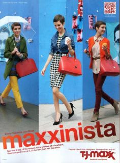 Emma Fitzpatrick T J Maxx Handbags 2012 Magazine Print Ad J