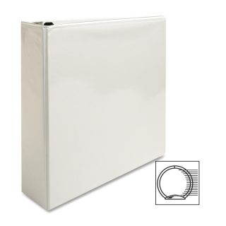 Lot of 10 Business Source Round Ring View Binders 2 Capacity   White
