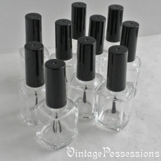 Empty Nail Polish Bottles New Unused Ready for Your Handmade Product