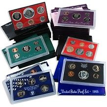1999   2009 S Mint Proof Sets and 2008 Silver Proof Set