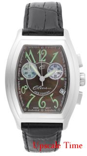 any questions 1 800 501 0892 elini new yorker mens chronographic watch