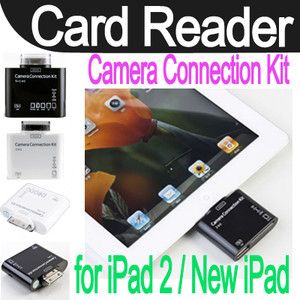 5in1 USB Camera Connection Kit Card Reader SD SDHC MMC TF Adapter